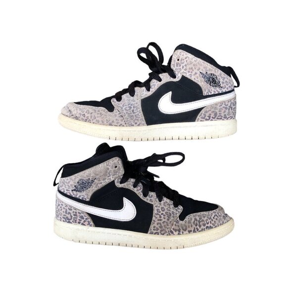 2019 Nike Air Jordan 1 Mid 'Cheetah' Size 3 - Picture 5 of 8